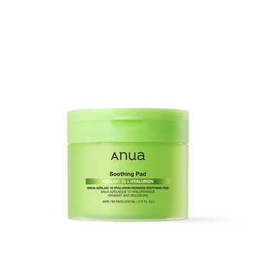 Korean Skincare Acide Azélaïque - Anua Redness Soothing Pad