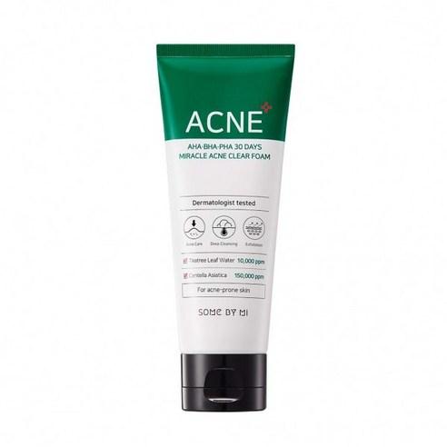 [SOME BY MI] AHA-BHA-PHA 30DAYS MIRACLE ACNE CLEAR FOAM 100ml
