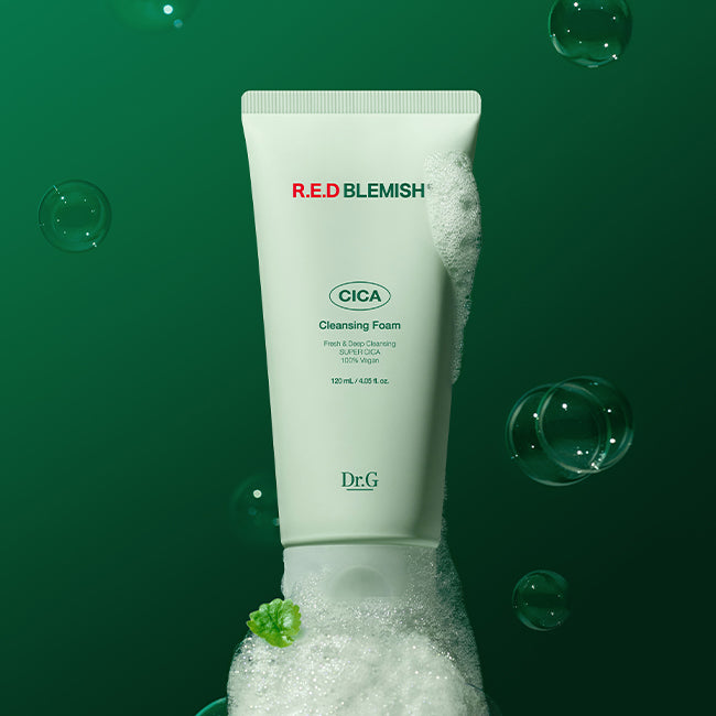 [Dr.G] Mousse Nettoyante Cica Red Blemish 120ml