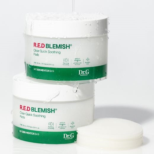 [Dr.G] Red Blemish Clear Quick Soothing Pads 70 unités