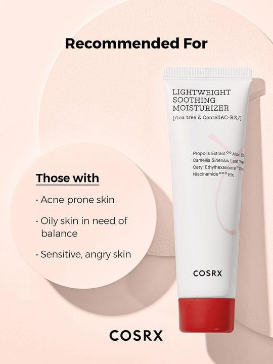 [COSRX] AC Collection Crème Hydratante Apaisante Légère 80ml