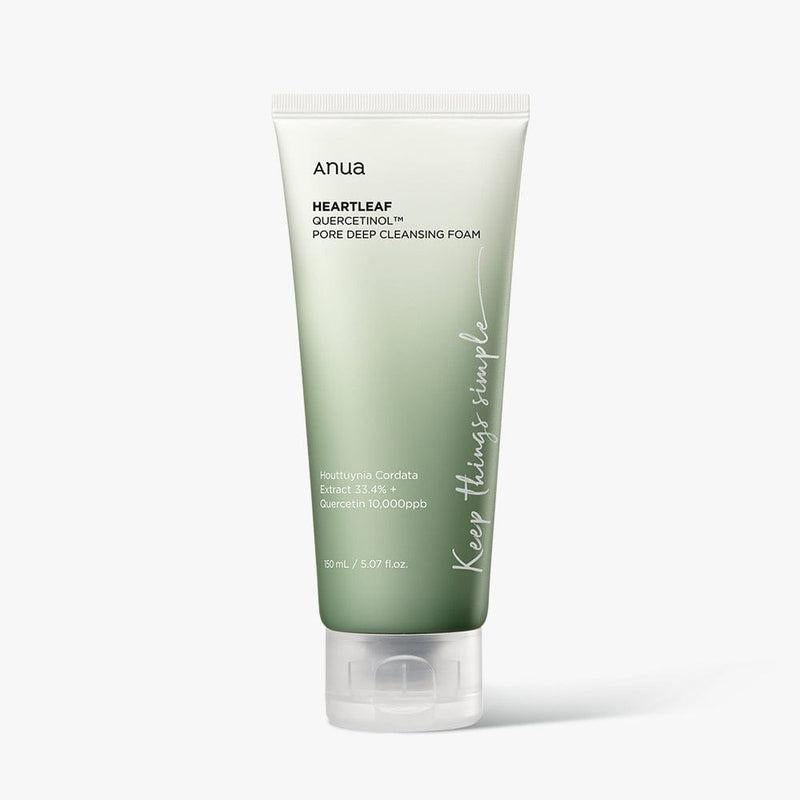 [Anua] MOUSSE NETTOYANTE PROFONDE POUR LES PORES QUERCETINOL CŒUR DE FEUILLE 150ML