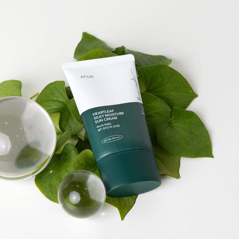 [Anua] ÉCRAN SOLAIRE HYDRATANT SOYEUX À BASE DE FEUILLES DE CŒUR 50ml