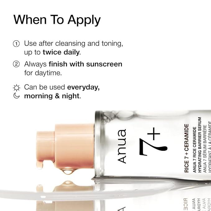 [Anua] SÉRUM HYDRATANT BARRIÈRE 7 RIZ CÉRAMIDES 50ml