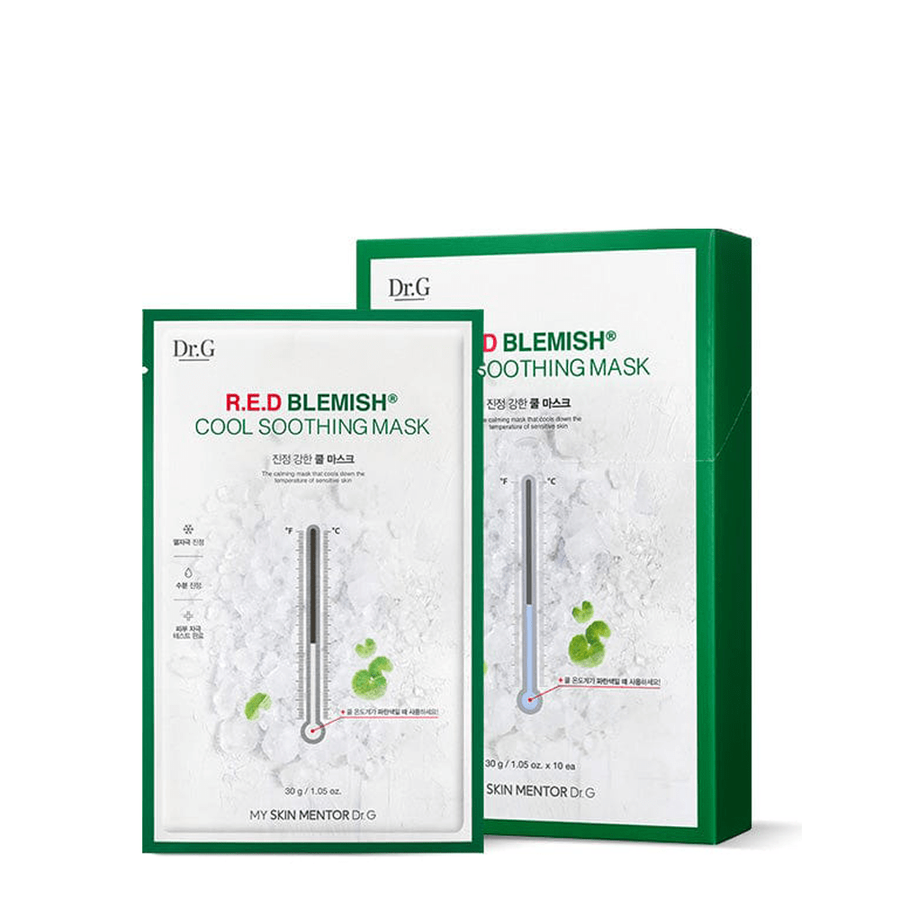 [Dr.G] Masque Apaisant Frais Anti-Imperfections Red Blemish 10 unités