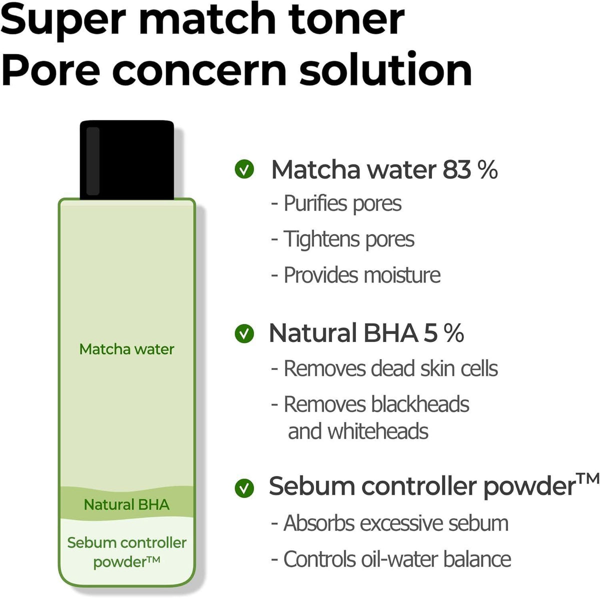 [SOME BY MI] Super Matcha Pore Tightening Toner 150ml
