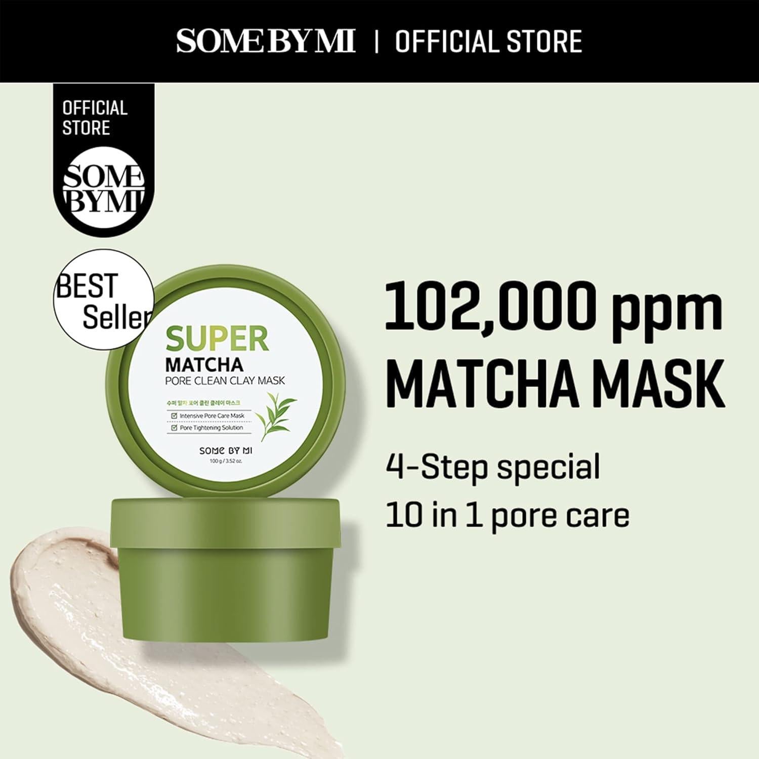 [SOME BY MI] Super Matcha Pore Clean Clay Mask 100g