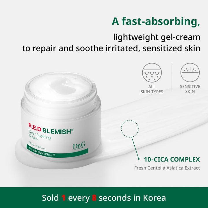 [Dr.G] Crème Apaisante Rougeurs et Imperfections Clear Blemish 70ml