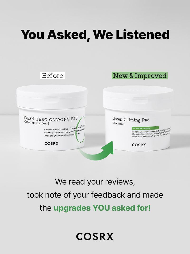 [COSRX] One Step Green Hero Calming Pad 70 tampons
