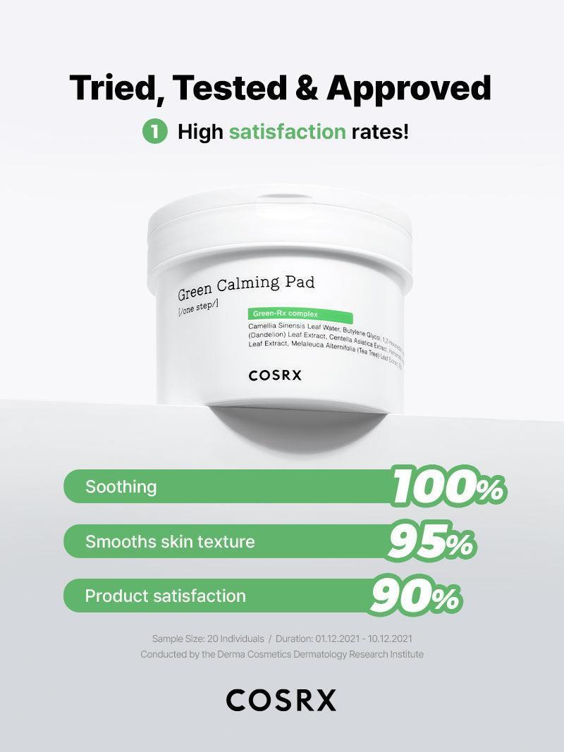 [COSRX] One Step Green Hero Calming Pad 70 tampons