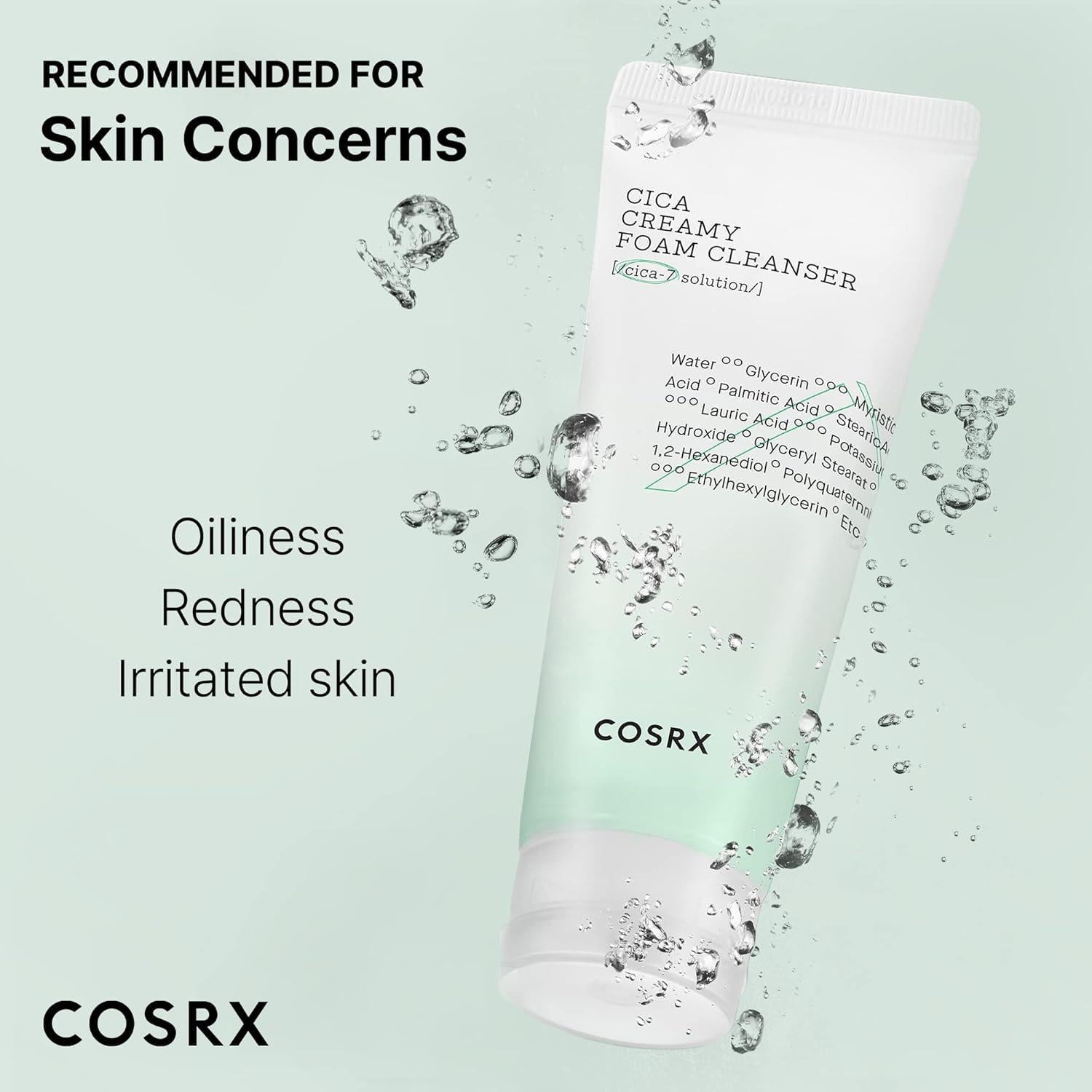 [COSRX] Nettoyant moussant crémeux Pure Fit Cica 150ml