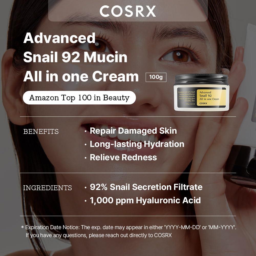 [COSRX] Crème Tout-en-Un Avancée à la Bave d'Escargot 92 100ml