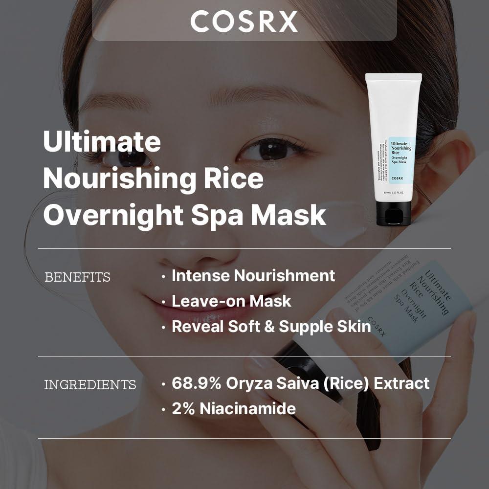 [COSRX] Masque de nuit hydratant ultime au riz 60 ml