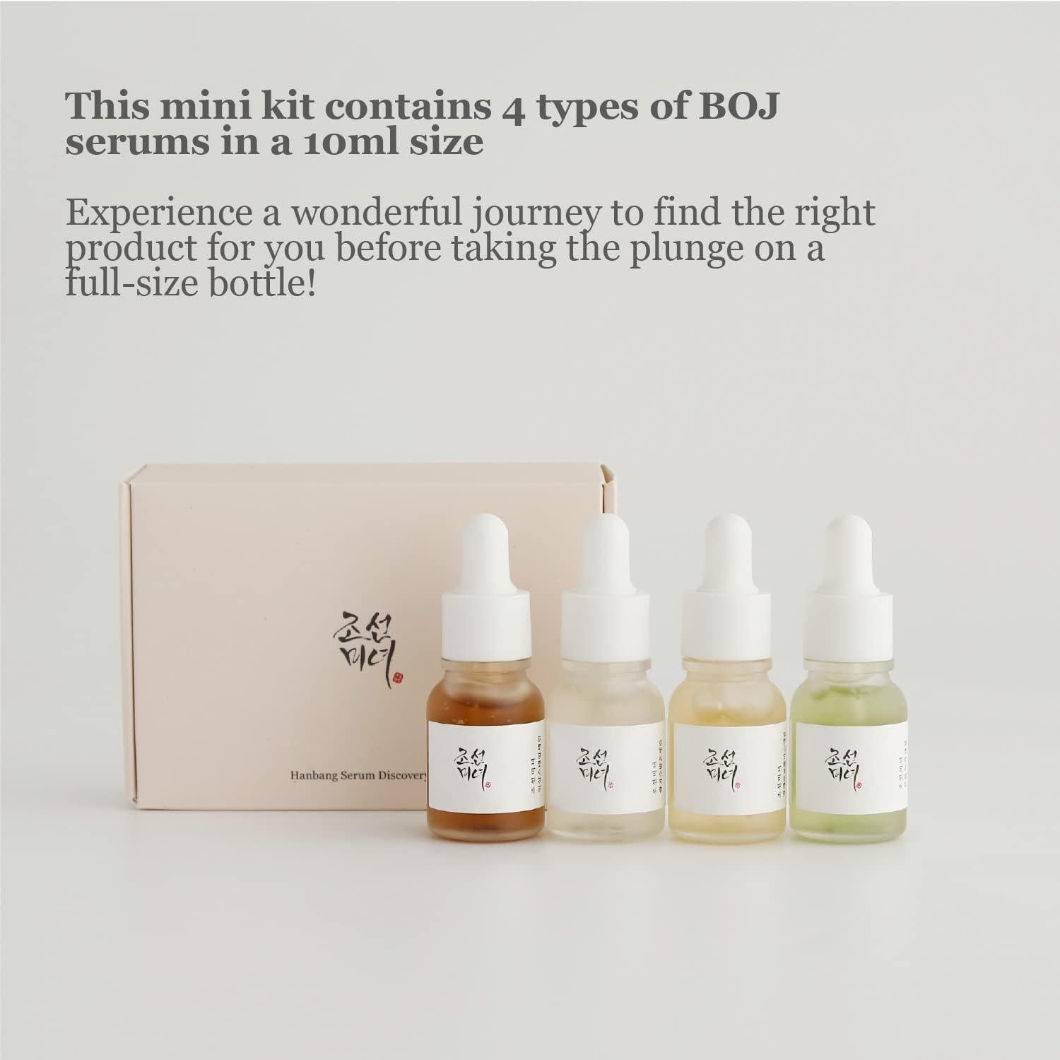 [Beauty of Joseon] Kit Découverte de Sérums Hanbang (10ml*4 unités)