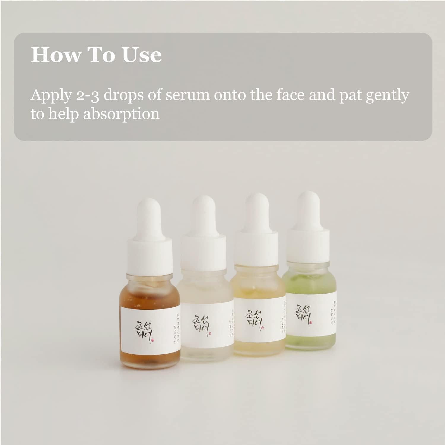 [Beauty of Joseon] Kit Découverte de Sérums Hanbang (10ml*4 unités)
