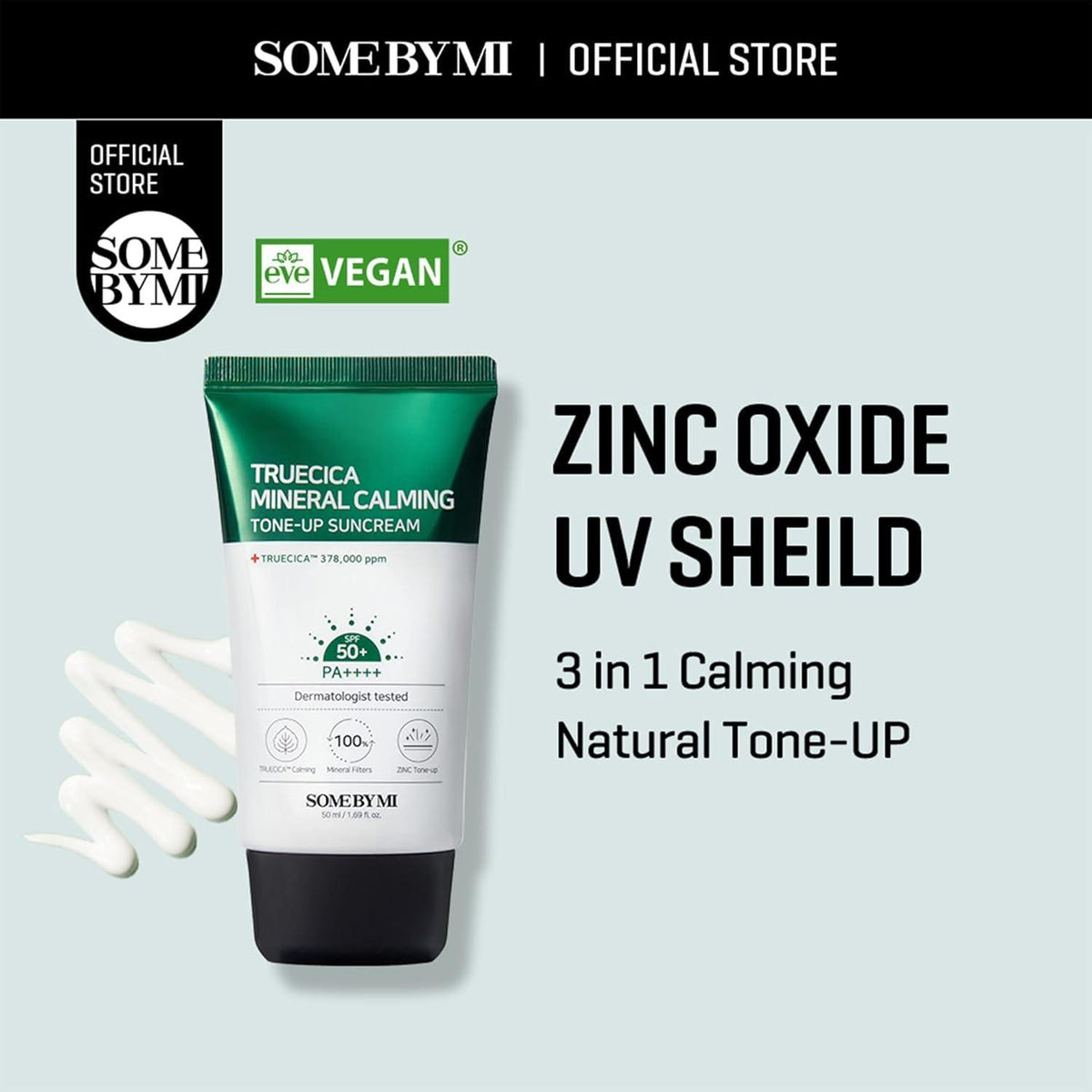 [SOME BY MI] Truecica Mineral Calming Tone-Up Suncream 50ml