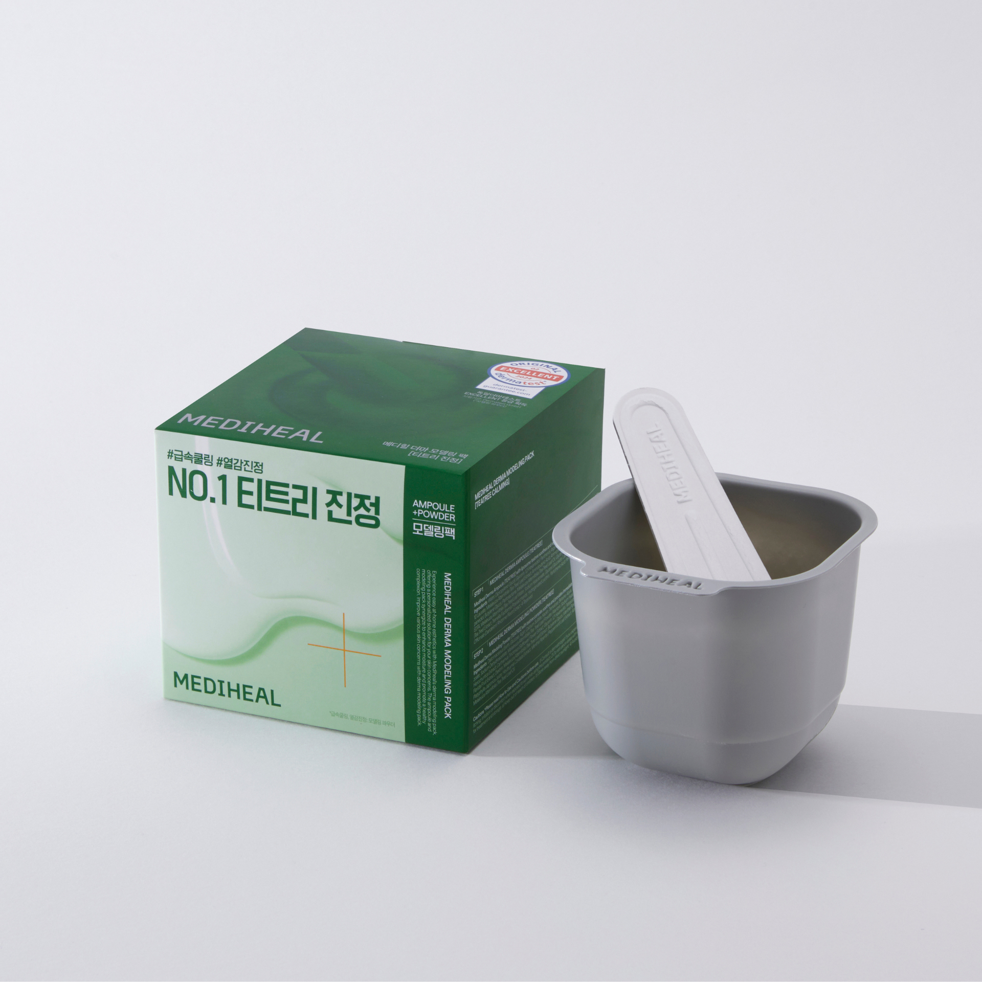 [Mediheal] Masque Modeling Derma Apaisant Teatree (Ampoule 2 ml + Poudre 28 g)