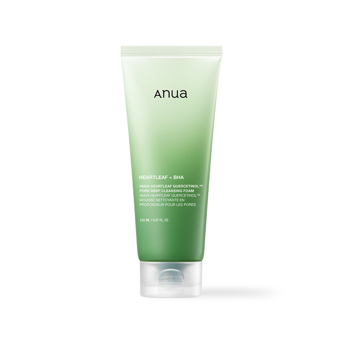 [Anua] MOUSSE NETTOYANTE PROFONDE POUR LES PORES QUERCETINOL CŒUR DE FEUILLE 150ML
