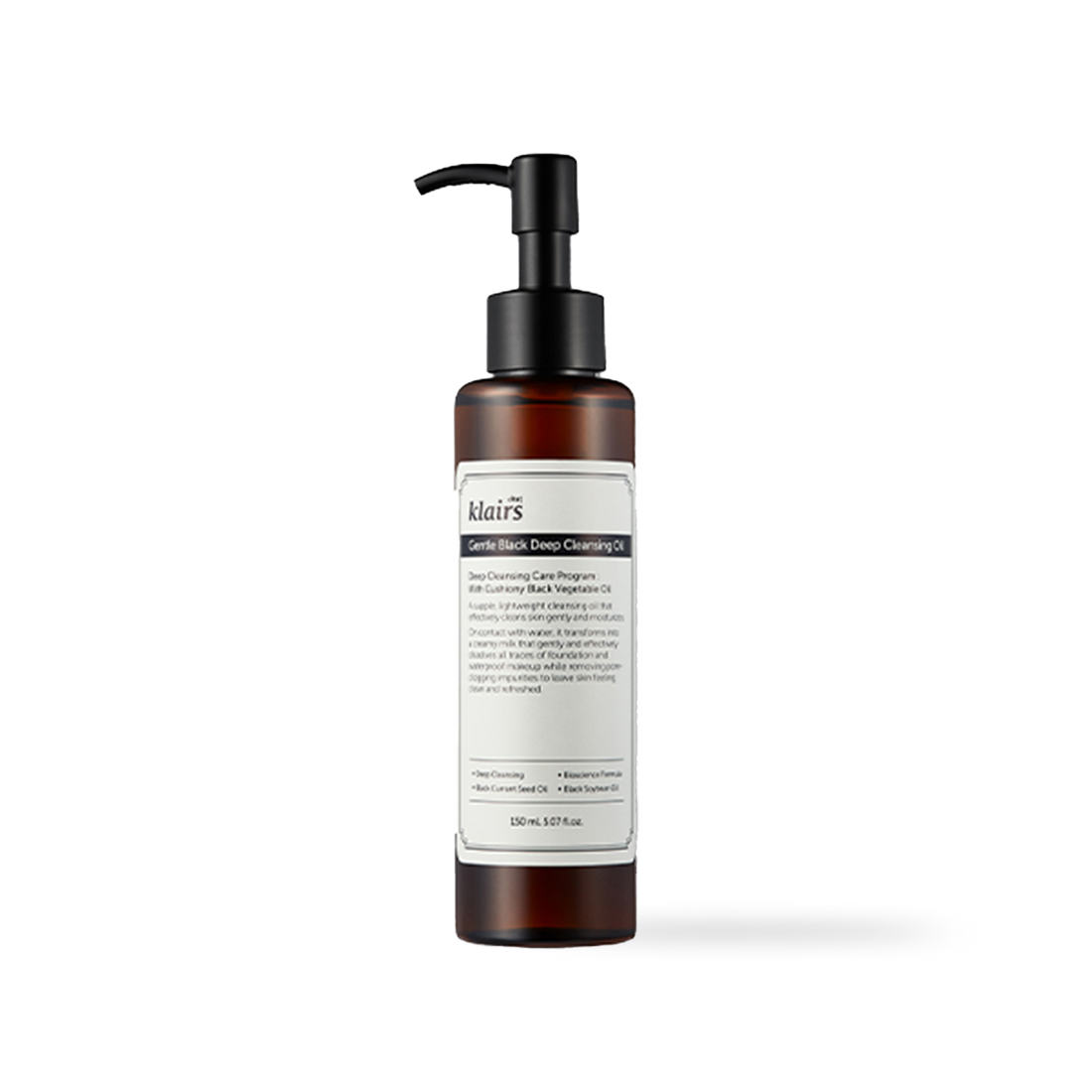 [Dear Klairs] Gentle Black Deep Cleansing Oil 150ml