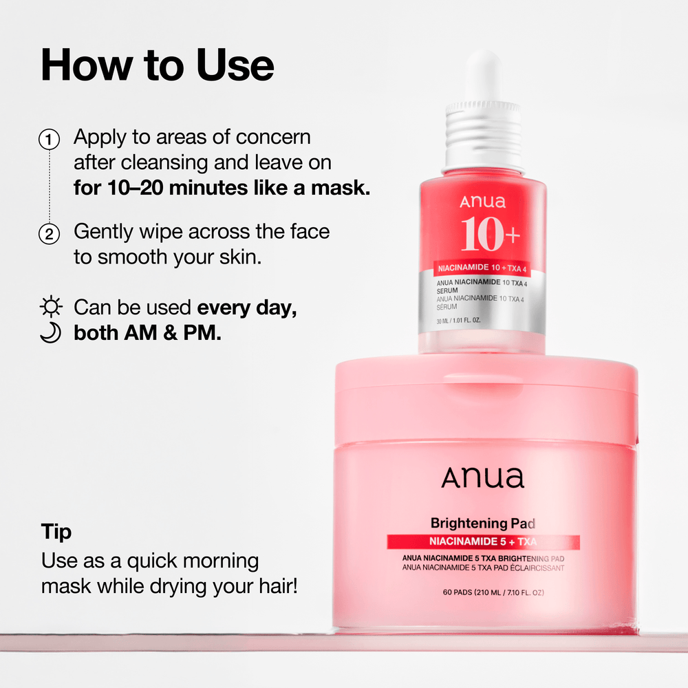 [Anua] Niacinamide 5 Txa Brightening Pad 210ml 60 unités
