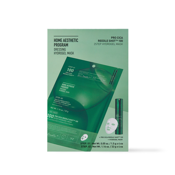 [VT Cosmetics] PRO CICA Reedle Shot 100 Masque Hydrogel 2 ÉTAPES 4 unités