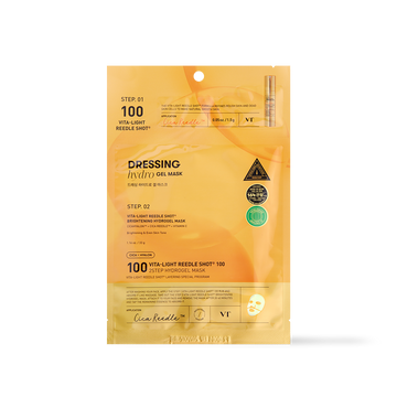 [VT Cosmetics] VITA-LIGHT Reedle Shot 100 2STEP Hydrogel Mask - 2 types