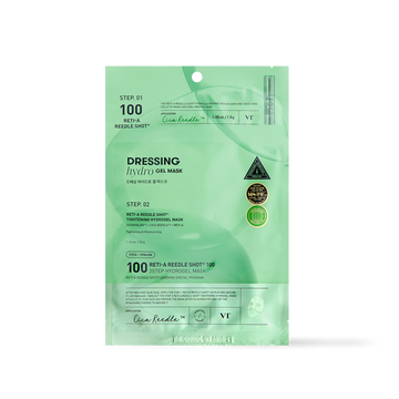 [VT Cosmetics] RETI-A Reedle Shot 100 Masque hydrogel 2 étapes - 2 types