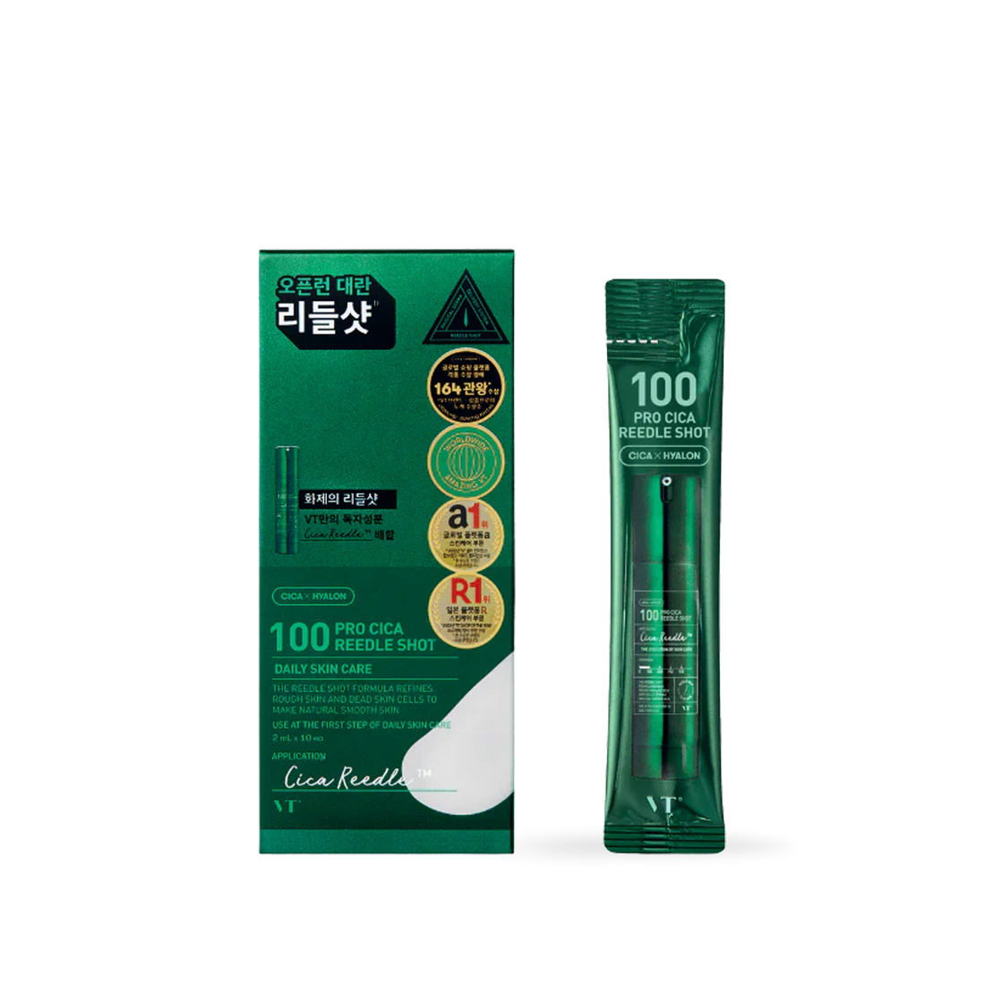 [VT Cosmetics] 100 PRO CICA Reedle shot 10 unités