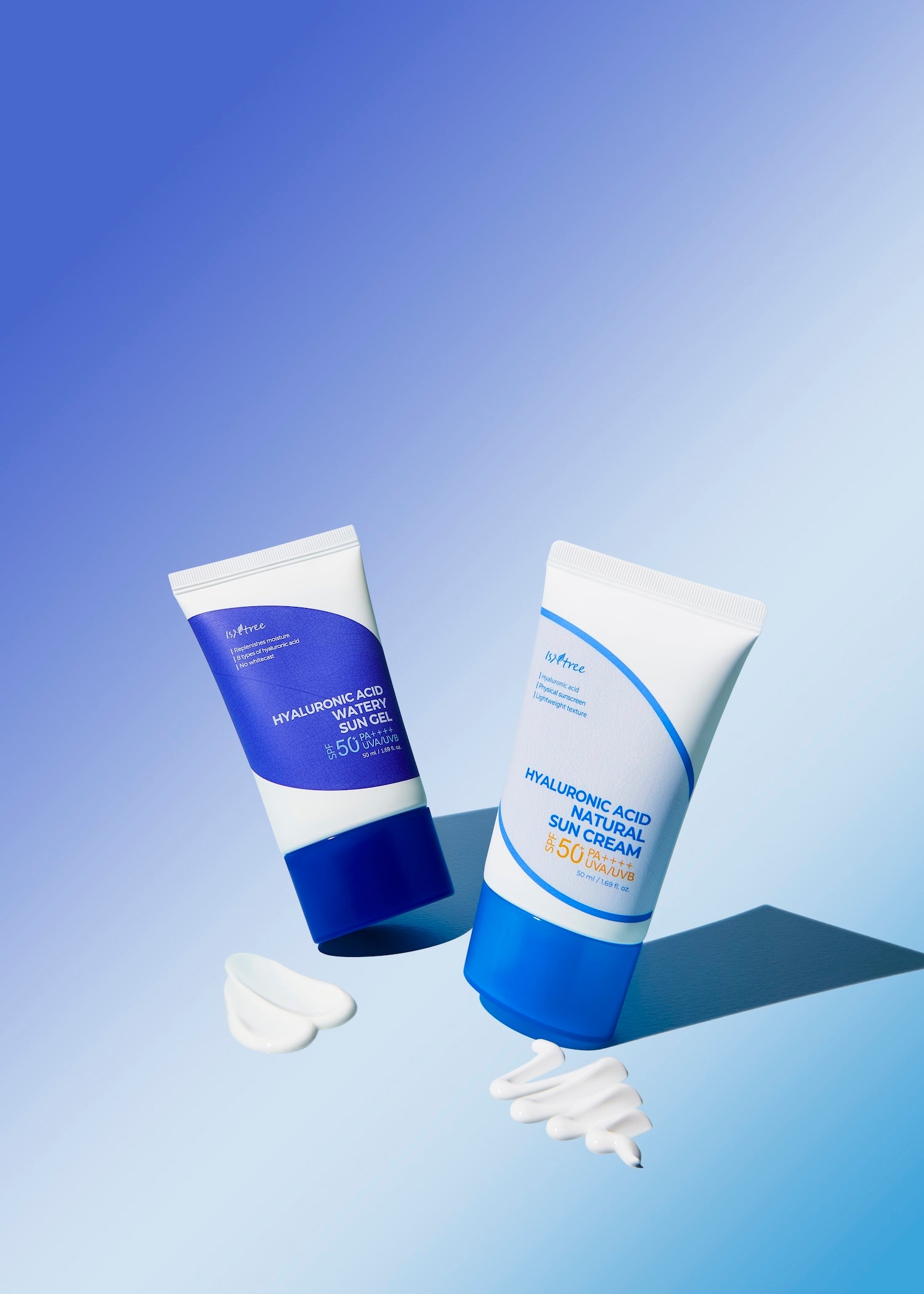 [isntree] Crème solaire naturelle à l'acide hyaluronique 50ml