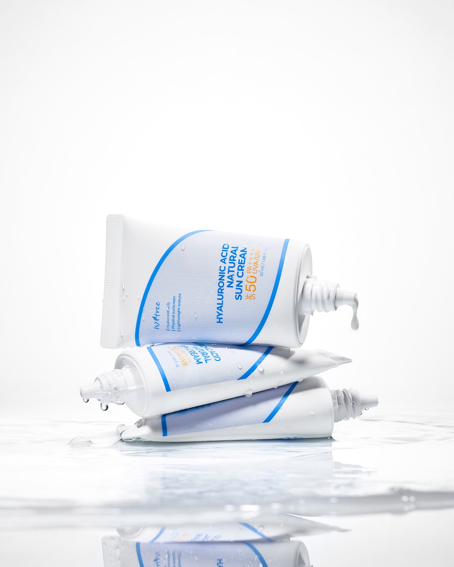 [isntree] Crème solaire naturelle à l'acide hyaluronique 50ml