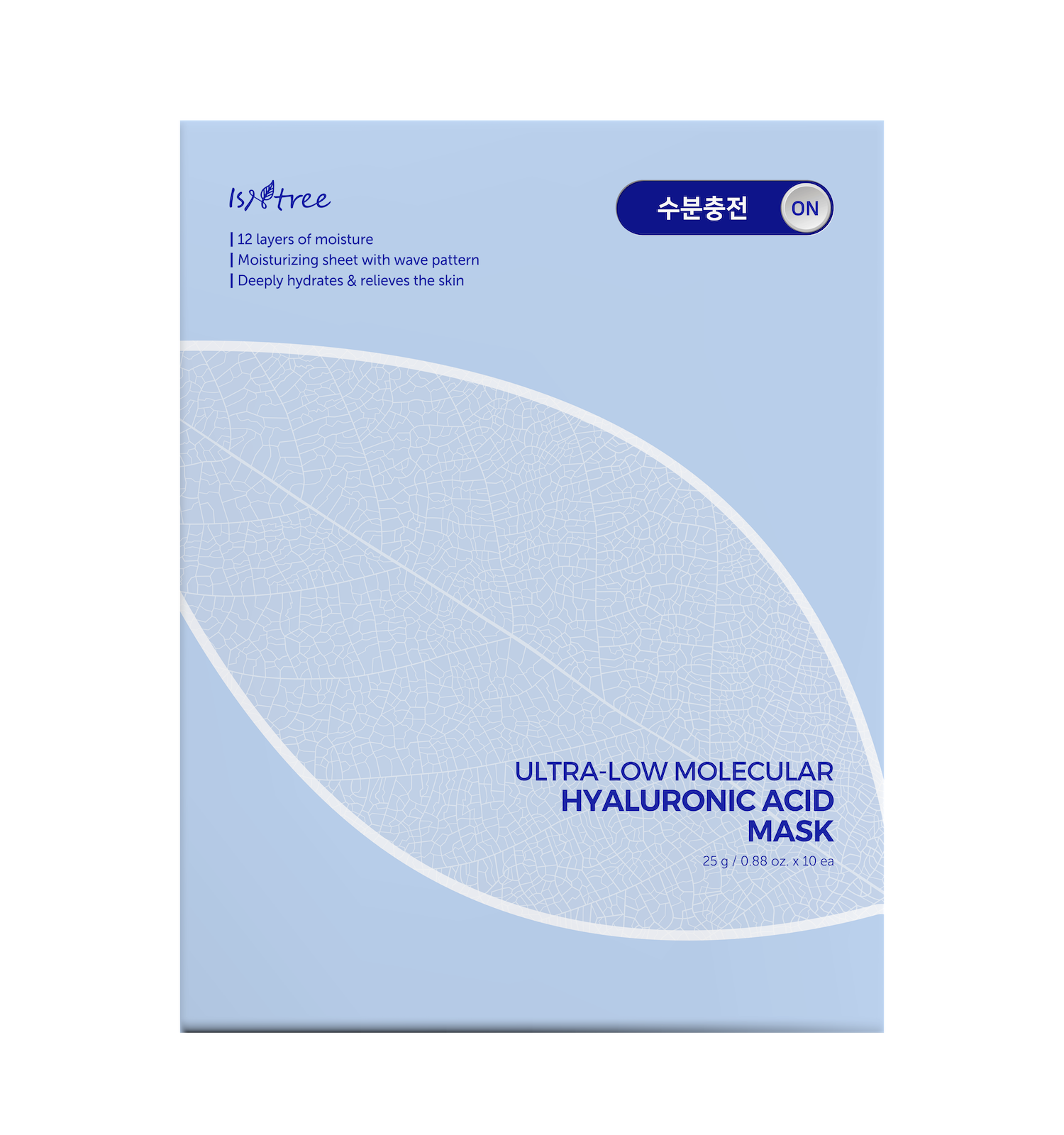 [Isntree] Masque à l'acide hyaluronique ultra-bas poids moléculaire 10 unités