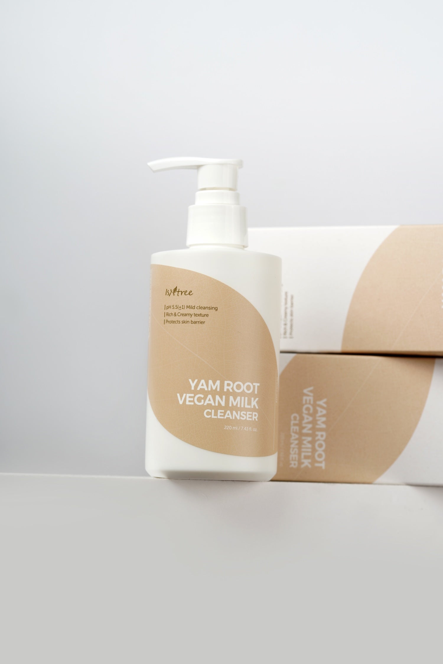 [Isntree] Lait Nettoyant Vegan à la Racine d'Igname 220ml