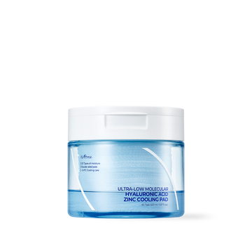 [Isntree] Ultra-Low Molecular Hyaluronic Acid Zinc Cooling Pad 150ml 60ea