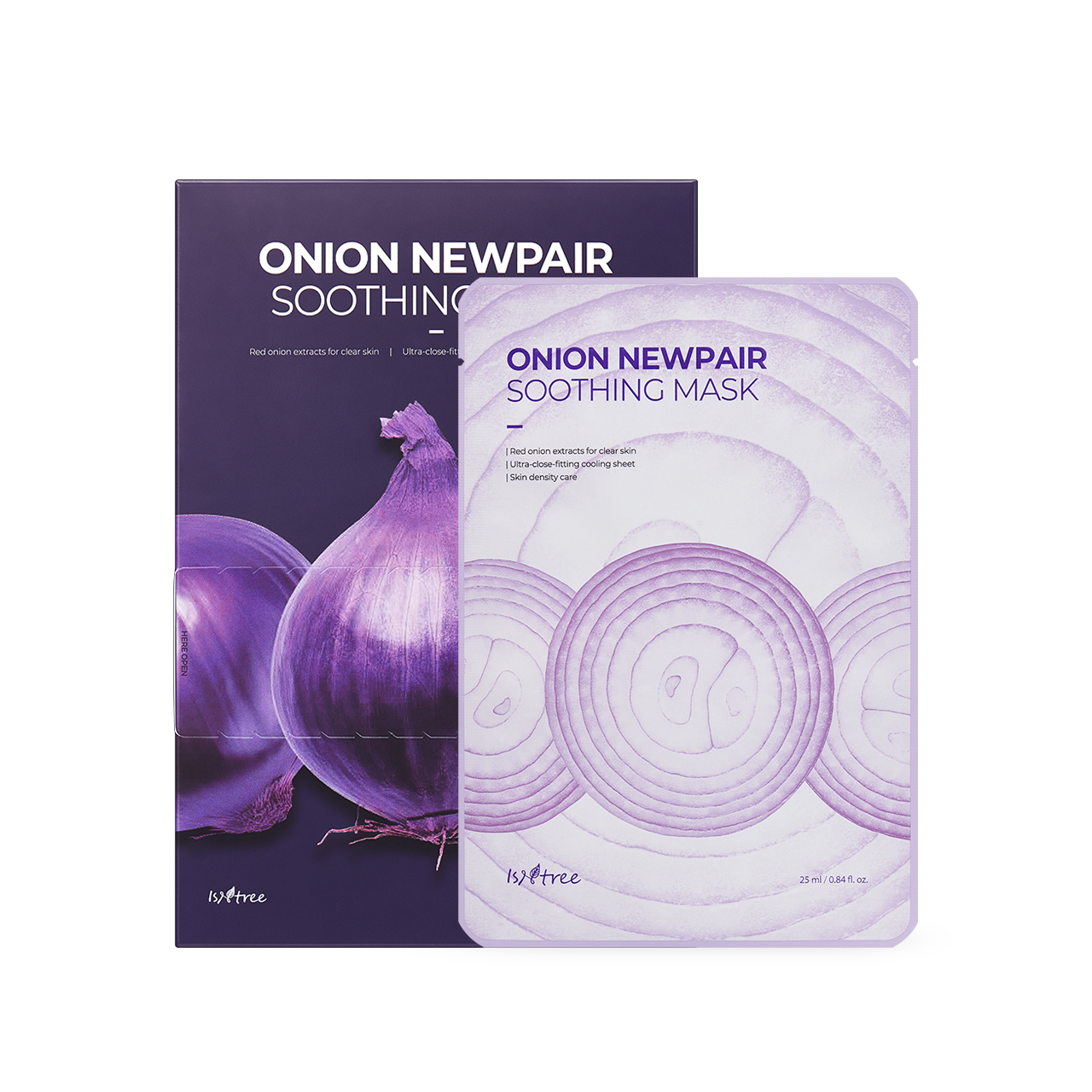 [Isntree] Masque Apaisant Onion Newpair 25g*5ea