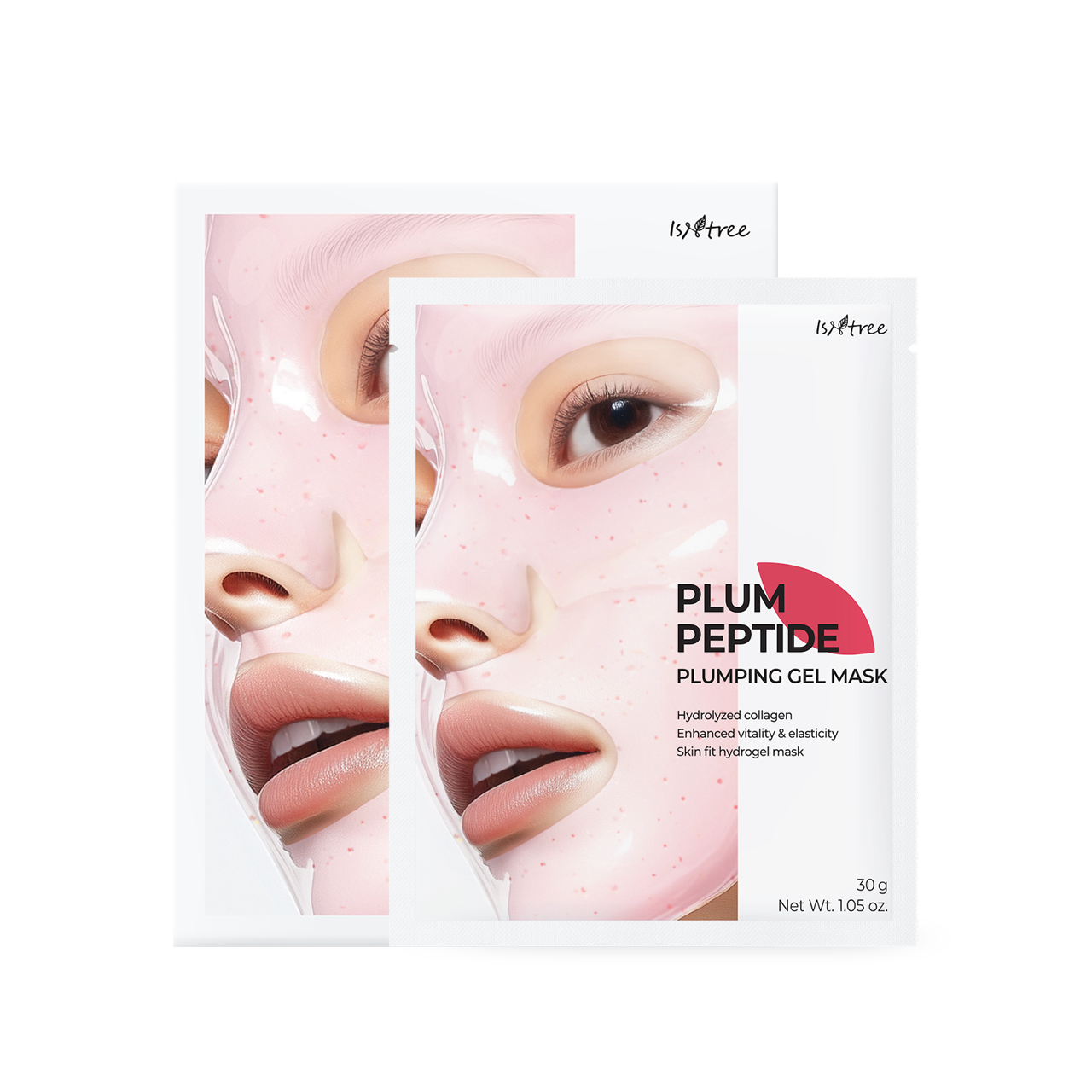 [Isntree] Masque gel repulpant à la prune et aux peptides 30g*4p