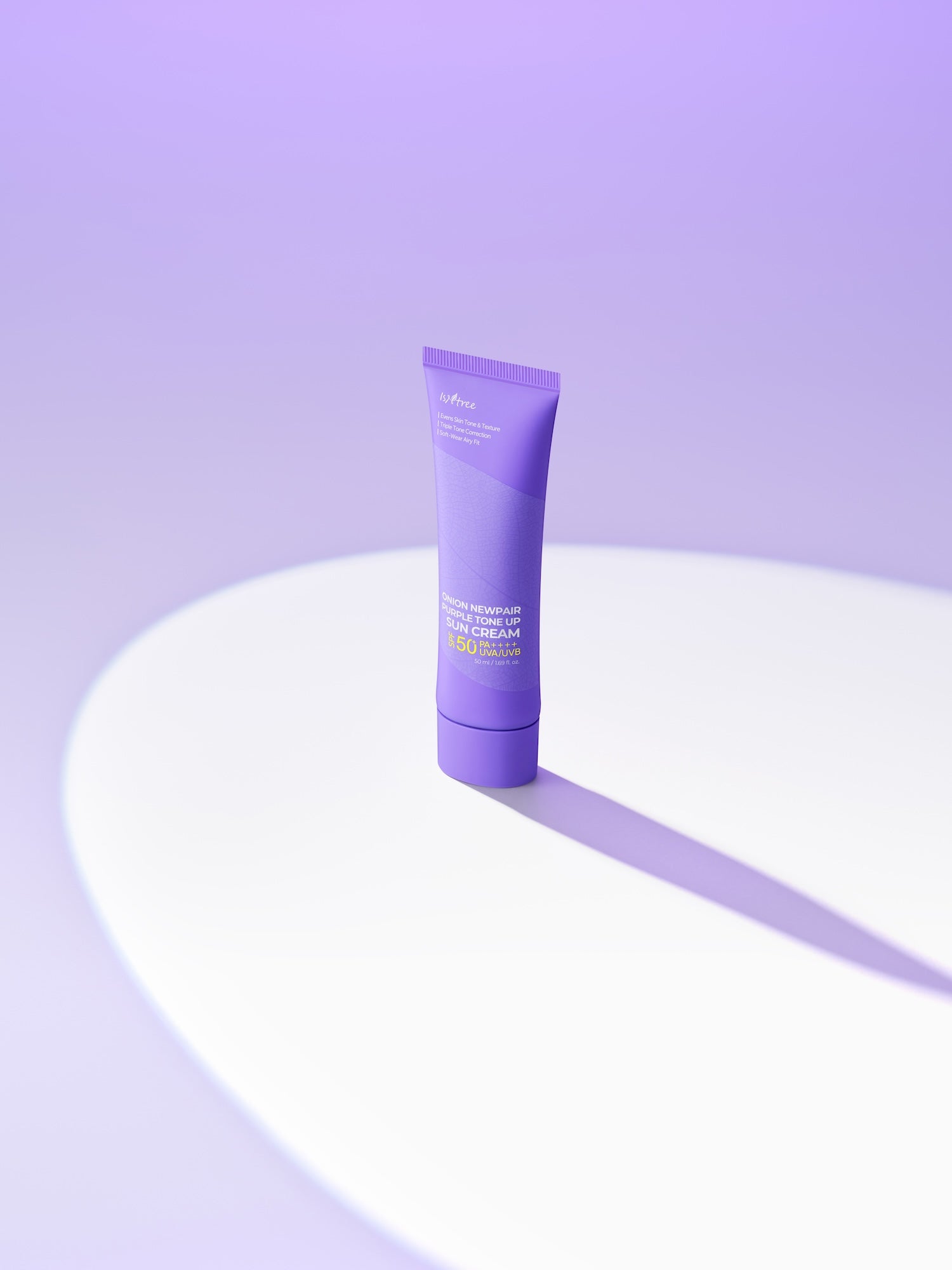 [Isntree] Crème solaire tonifiante violette Onion Newpair 50ml