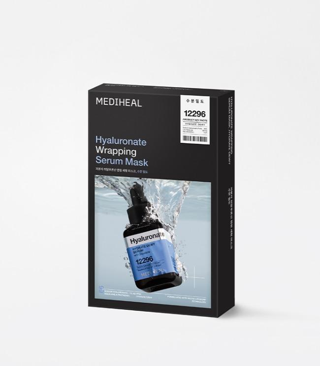 [Mediheal] Masque sérum enveloppant à l'hyaluronate Hydrate Rosée 10 unités