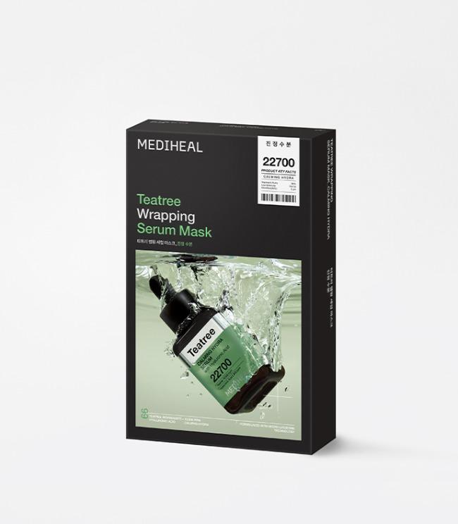 [Mediheal] Masque Sérum Enveloppant Arbre à Thé Apaisant Hydra 10 unités
