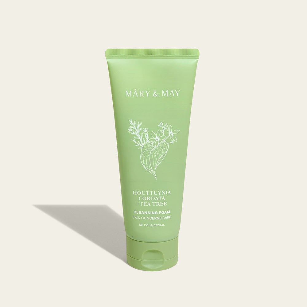 [Mary&May] Houttuynia Cordata + Tea Tree Cleansing Foam - 150ml