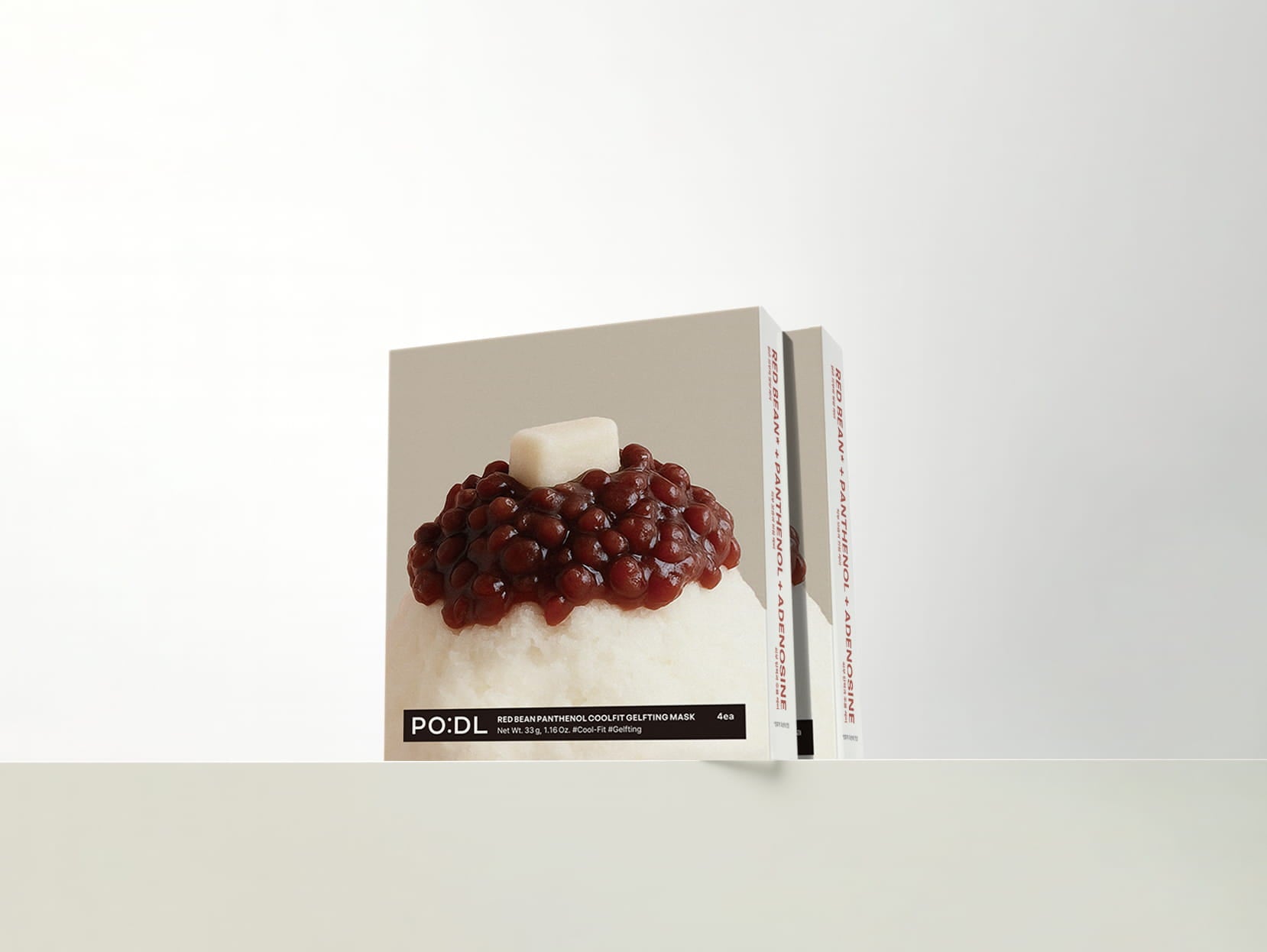 [PO:DL] Red Bean Panthenol Coolfit Gelfting Mask (4ea) (+Special Gift)