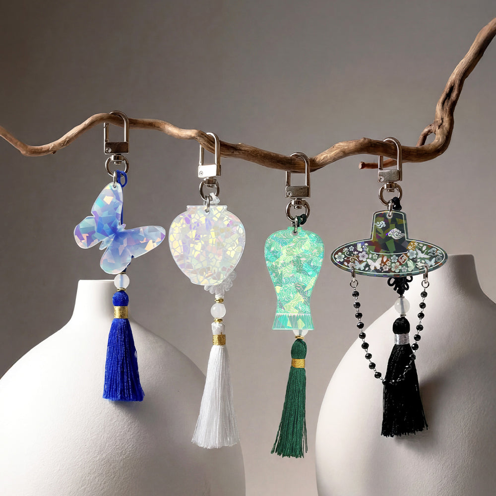 [PyunkangYul] K-Object Keyring Indigo Butterfly