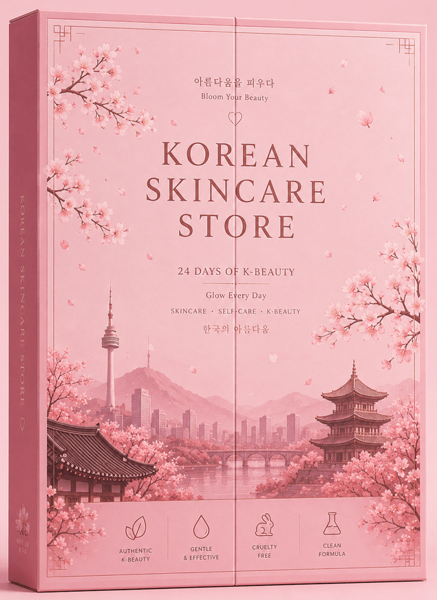 Korean Skincare Store Advent Calendar 2026 - front box