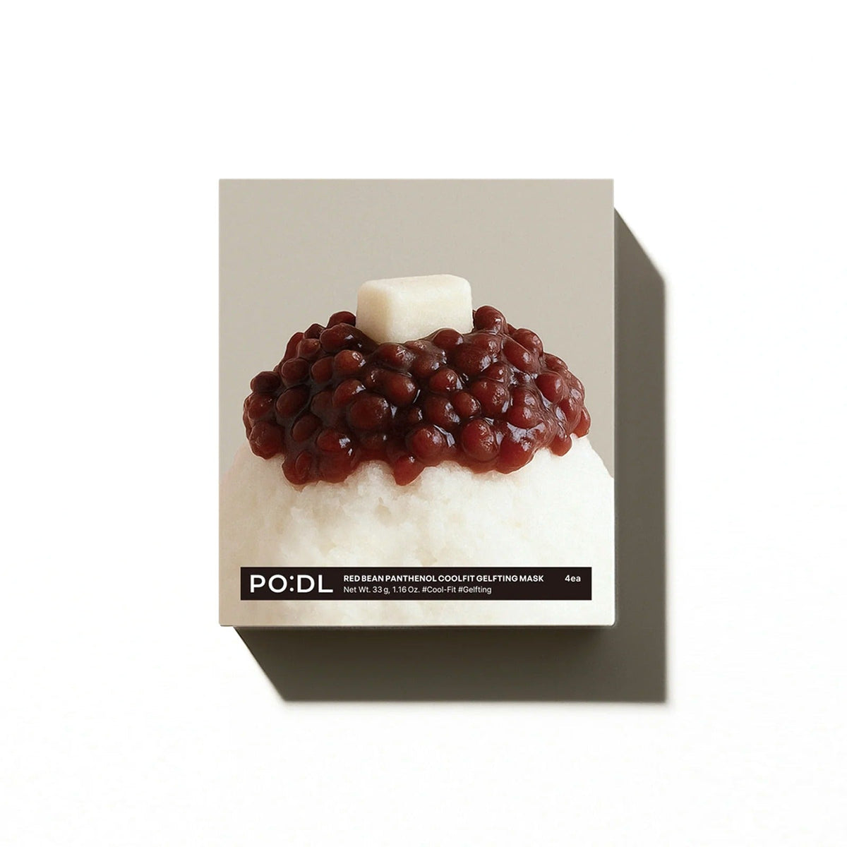 [PO:DL] Red Bean Panthenol Coolfit Gelfting Mask (4ea) (+Special Gift)