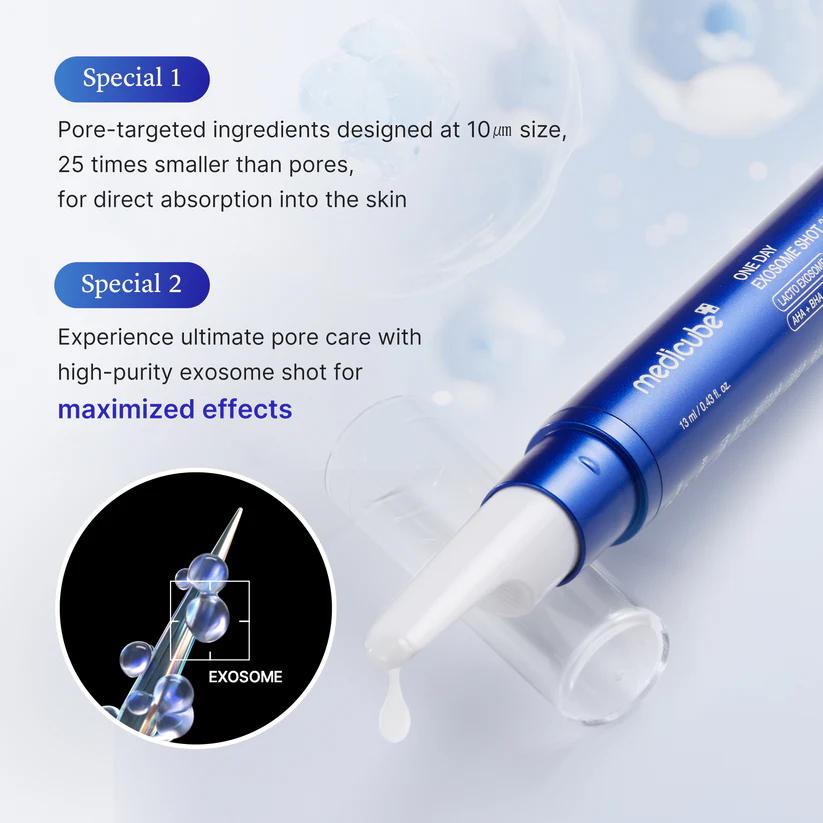 [Medicube] One Day Exosome Shot Pore Serum 7500 30ml