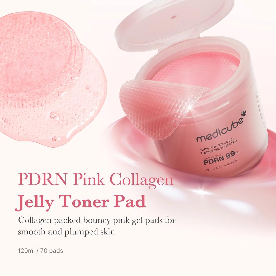 [Medicube] PDRN Pink Collagen Toning Gel Pad 70pcs