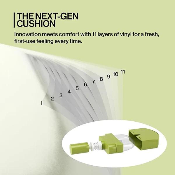 [Unleashia] Satin Wear Healthy-Green Cushion 15g - 7 Shades